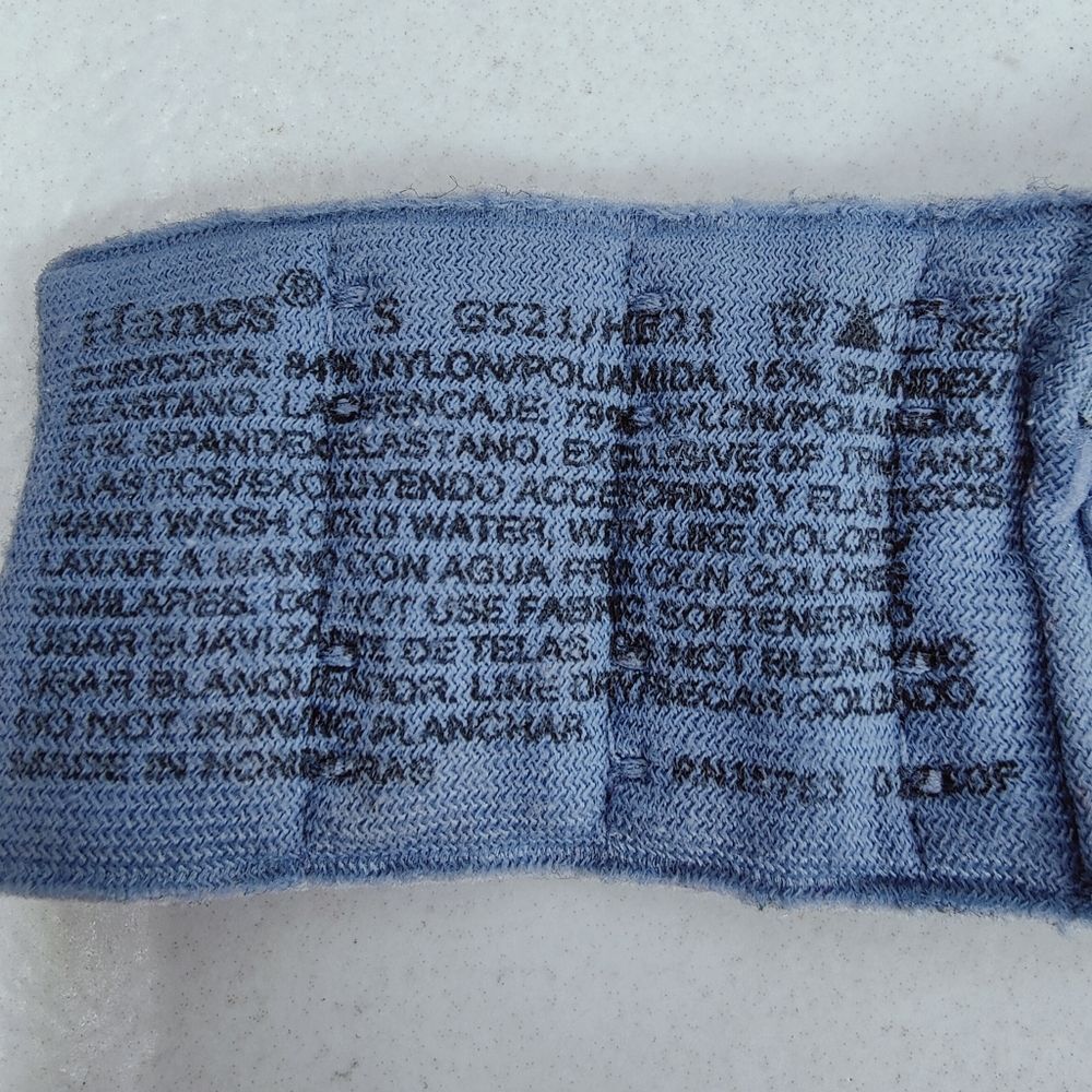 Hanes Oh So Light ComfortFlex Wire Free Bra Bralette, Denim Blue Heather, S - Picture 12 of 14